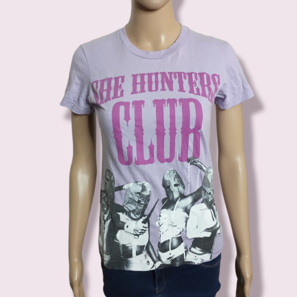 Hellz Bellz She Hunters Club Tee Sz Medium